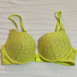 Victoria's Secret Neon Lace Bra